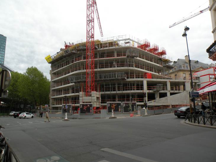  immeuble en construction, Cardinal Lemoine